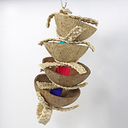 Produktbild von HappyBird Treatspielzeug Coconut Kabob Bird Toy für Papageien