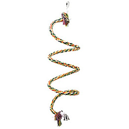 Produktbild von HappyBird Vogelspielzeug Baumwollspirale für Papageien