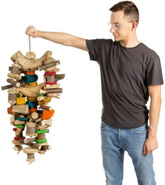 Produktbild von HappyBird Vogelspielzeug Giant Bam Tower Javaholz - 1 Stk.