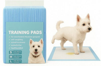 Produktbild von HappyPaw Hundetoilette Welpenunterlage Trainingspad für Hunde Wickelunterlage, auslaufsichere Trainingsmatte mit schnell trocknender Oberfläche