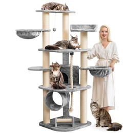 Produktbild von HAPPYPET Großer Kratzbaum Stabil 'Parker' 171 cm