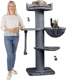 Produktbild von Happypet Kratzbaum Cooper Katzenbaum 150 cm mit Spielseil und Spielball