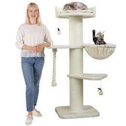 Produktbild von Happypet Kratzbaum Cooper Katzenbaum 150 cm mit Spielseil und Spielball
