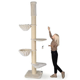 Produktbild von Happypet Kratzbaum Leonardo XXL Deckenhoch für große Katzen