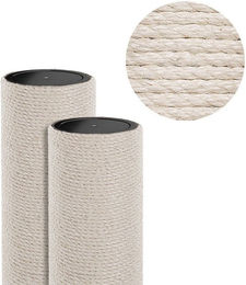 Produktbild von HAPPYPET Sisalstamm für Kratzbaum Ø 18 cm Ersatz-Stamm Säule mit M10 Gewinde - 50 cm