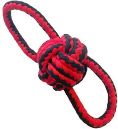 Produktbild von Happypet Tiertau Hundespielzeug Nuts for Knots Knotenball mit zwei Griffen