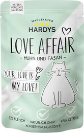 Produktbild von Hardys LOVE AFFAIR Huhn & Fasan Nassfutter für Katzen - 12 x 100 g