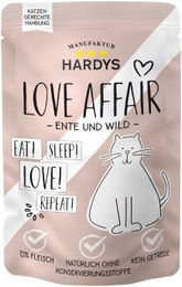 Produktbild von Hardys Love Affair Nassfutter Katze Wild und Ente 12x100 g