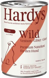 Produktbild von Hardys Nassfutter Hund Pur Adult Wild - 6 x 400 g