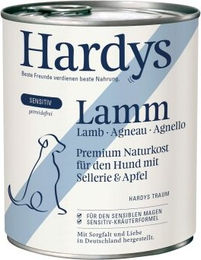 Produktbild von Hardys Nassfutter Hund Sensitiv Adult Lamm mit Sellerie & Apfel 6x800 g
