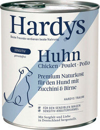Produktbild von Hardys Sensitiv Huhn mit Zucchini & Birne - 6 x 800 g