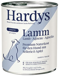 Produktbild von Hardys Traum Sensitiv Lamm mit Sellerie & Apfel - 6 x 800 g