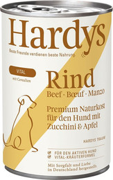 Produktbild von Hardys Vital Rind mit Zucchini & Apfel - 6 x 400 g