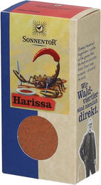 Harissa Gewürz bio 70 g, Packung – Bild 1 von 4