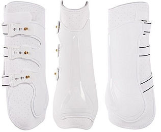 Harry's Horse Beenbeschermers Grand Prix Hinterbein, Weiß, Full – Bild 1 von 3