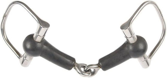 Produktbild von Harry's Horse D-Trense mit Gummi-Mundstück 20mm