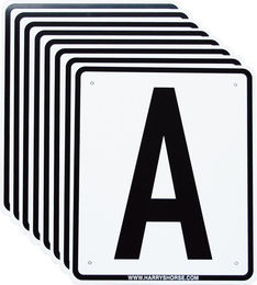 Produktbild von Harry's Horse Dressurbuchstaben A,F,B,M,C,H,E,K