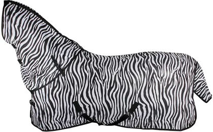 Harry's Horse Fliegendecke mit abnehmbarer Halsabdeckung Zebra 165cm - 165 cm – Bild 1 von 3