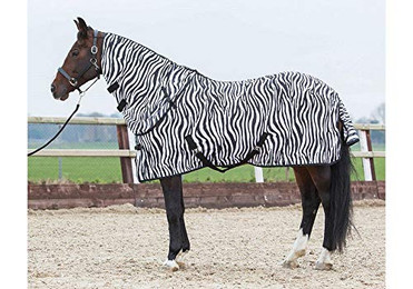 Produktbild von Harry's Horse Fliegendecke mit Halsteil M Zebra