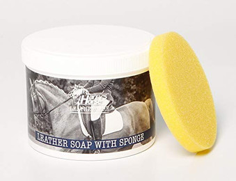 Produktbild von Harry's Horse Lederseife mit Schwamm - 500 ml