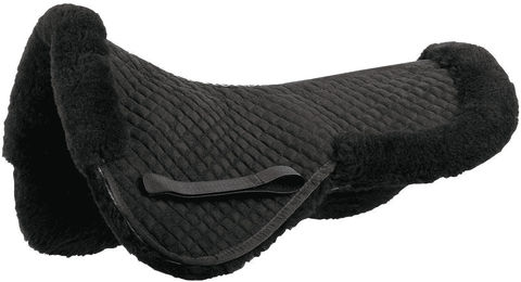 Harry's Horse Riser Pad Merino Cob Schwarz – Bild 1 von 5
