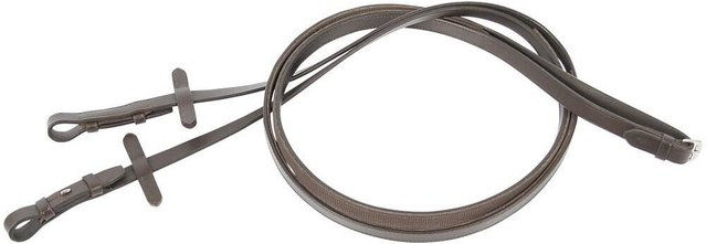 Produktbild von Harry's Horse Zügel aus Leder mit Gummibeschichtung