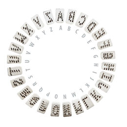 Produktbild von Hauptner Tierkennzeichnung - Alphabet - A-Z - 5 mm