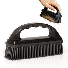 Hausfelder Fellbürste Vielzweckbürste Tierhaarbürste, 1 Stück, Silikon, (1-tlg), Enthaarungsbürste für Textilien und Oberflächen – Bild 1 von 6