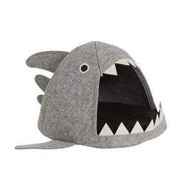 hausleben Filz Katzenhöhle Katzenbett in Haifisch-Form – Bild 1 von 4