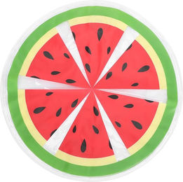 Produktbild von Haustier Eispad PVC Fruchtmuster Rund Kühlmatte Wasserkühlkissen Sommer Katzen Hunde