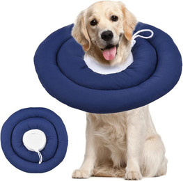 Produktbild von Haustier-Erholungshalsband nach Operation mit verstellbarem Kordelzug