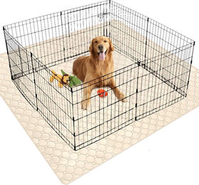 Produktbild von Haustier Haustier Pipi-Pad für Toilettenpad für schnell groß perfekt für mehrere Haustiere 2 Blatt, waschbar, Matte, Katzen, Hunde, Haustiere, trocknend, waschbar, Größe, (Beige, beige