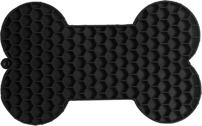 Produktbild von Haustier-Leckmatte aus Silikon in Knochenform