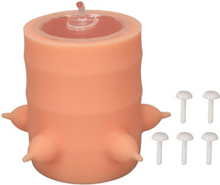 Produktbild von Haustier-Milchspender aus Silikon mit mehreren Saugern - 400 ml