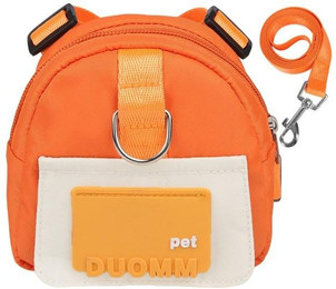 Produktbild von Haustier-Rucksack mit Geschirrhalsband für Reisen im Freien, tragbarer Hundetrainings-Leckerli-Beutel, Hüfttasche für Welpensnacks und Belohnungen, Hundekotbeutel M