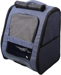 Produktbild von Haustier-Tragetasche große Kapazität Polyester dunkelblau