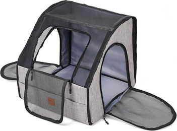 Produktbild von Haustierautositz Hundebett Multifunktionales Design Haustierauto Sitzerhöhungsträger Leicht Faltbar Auto M