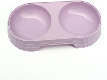 Produktbild von Haustierkatzen und Hunde trinken und essen Reisnapf mit doppeltem Verwendungszweck, Heimtierbedarf, Doppelnapf