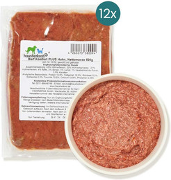 Produktbild von haustierkost.de BARF Komfort PLUS Huhn Frostfutter - 12 x 500 g