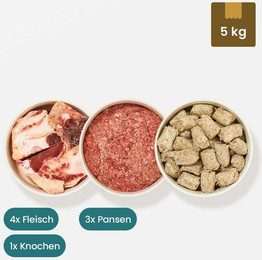 Produktbild von haustierkost.de Probierpaket Finnland BARF Frostfutter