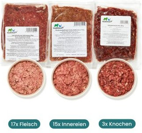 Produktbild von haustierkost.de Schlemmer Paket HUND Frostfutter 19 kg