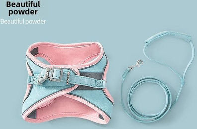 Produktbild von Haustierleine Weste Typ Katze Universal Brustgurt Hundekette Hundebedarf Walking Cat Walking Dog Leine S