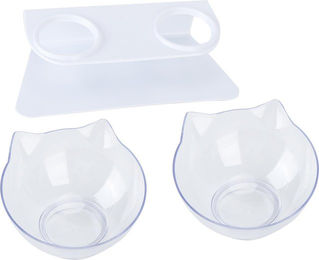 Produktbild von Haustiernapf mit Ablagefach für Katzen und Hunde