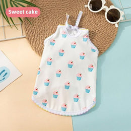 Produktbild von Haustierweste Hundedruck Cartoon Niedliche Weste Welpenkleidung Haustierkleidung Hundeweste XL