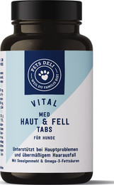 Produktbild von Haut- & Fell-Tabs für Hunde - 120 x 85 g