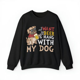 Produktbild von Heavy Blend™ Crewneck Sweatshirt Beer and Dogs