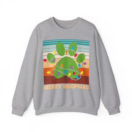 Produktbild von Heavy Blend™ Crewneck Sweatshirt Merry Woofmas