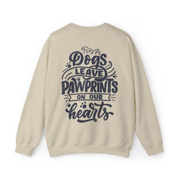 Produktbild von Heavy Blend™ Crewneck Sweatshirt "Pawprints"