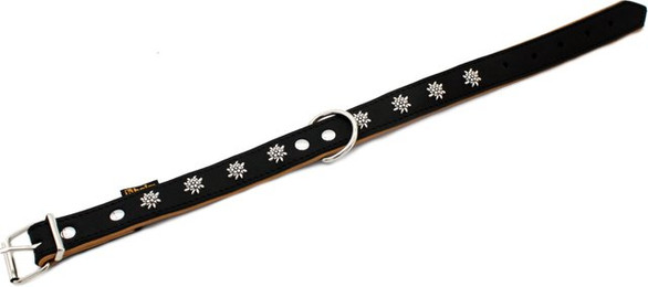 Produktbild von Heim Halsband Edelweiß schwarz/natur 36-44 cm