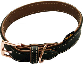 Produktbild von Heim Halsband gefüttert Rosé schwarz/braun